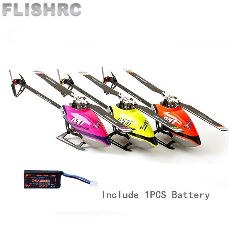 OMPHOBBY M1 Dual Brushless Motors Mini RC Helicopter for Adults Direct-Drive 3D Remote Control Helicopters-BNF OMP/SFHSS
OMPHOBBY M1 Dual Brushless Motors Mini RC Helicopter for Adults Direct-Drive 3D Remote Control Helicopters-BNF OMP/SFHSS