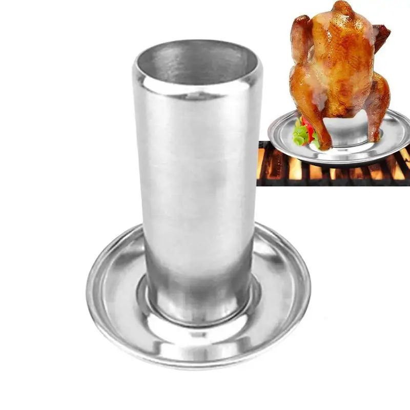 

Beer Can Chicken Rack Chicken Stainless Steel Stand For Grilling Vertical Chicken Roaster Rack BBQ Rack And Grilling Accessories