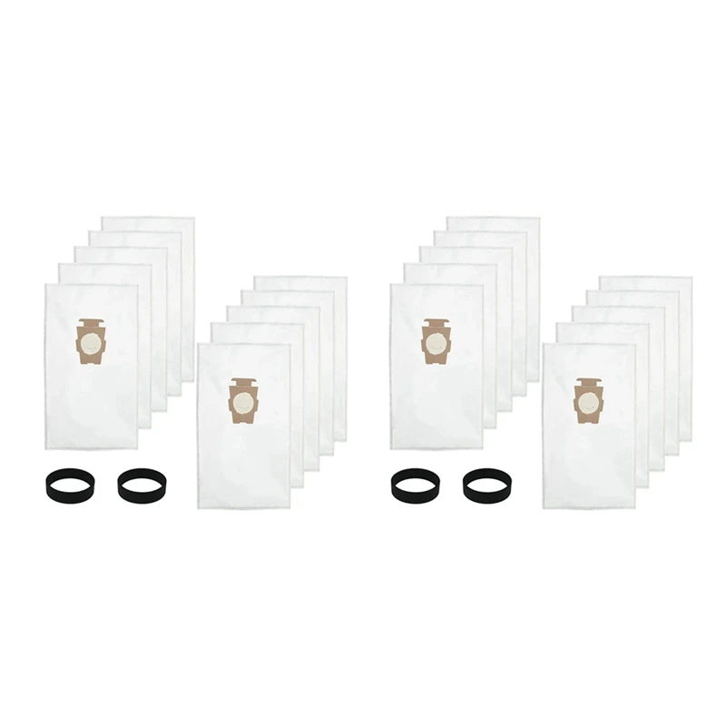 20 Pack Vacuum Cleaner Dust Bags And 4 Belts For Kirby 204811, 204814, 205811 Style F,G3 G4 G5 G6 G7 G8 G9 G10 G11 G12
20 Pack Vacuum Cleaner Dust Bags And 4 Belts For Kirby 204811, 204814, 205811 Style F,G3 G4 G5 G6 G7 G8 G9 G10 G11 G12