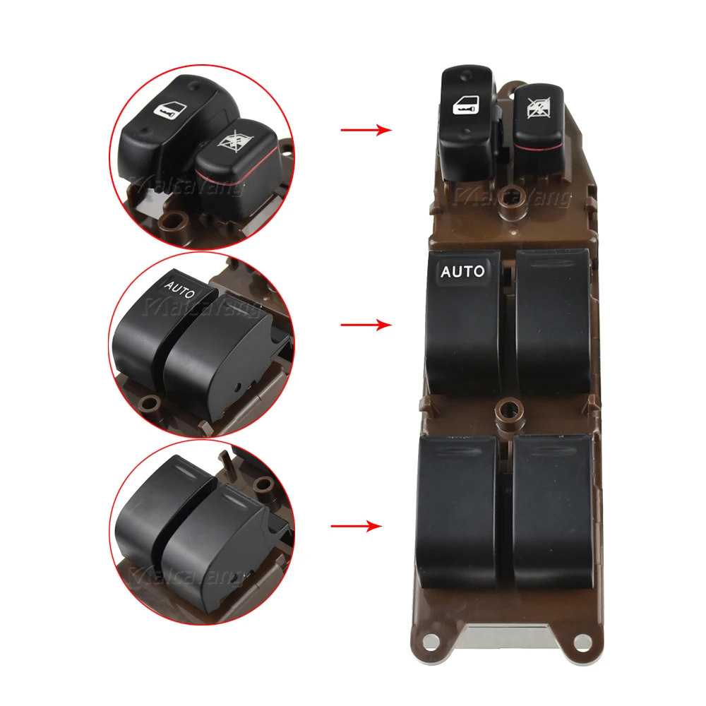 

84820-60130 8482060130 Electric Power Window Master Switch Fit for Toyota Land Cruiser 100 4.7L 1998 1999 2000 2001 2002