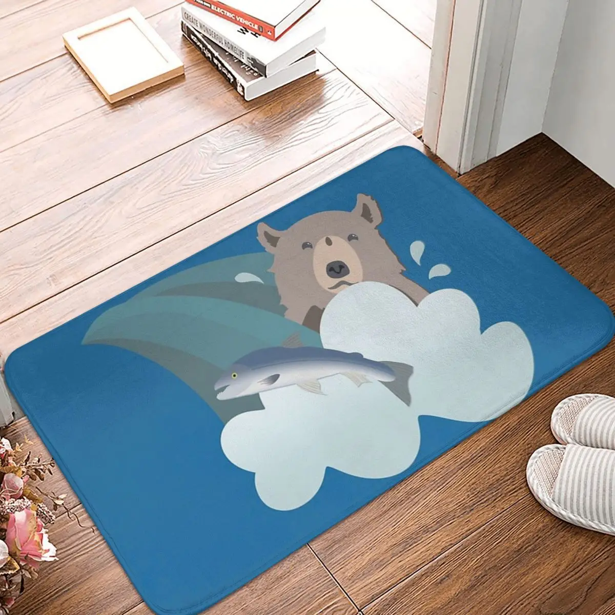 Напольный ковер из полиэстера в стиле ретро, размер 60x40 см
Напольный ковер из полиэстера в стиле ретро, размер 60x40 см