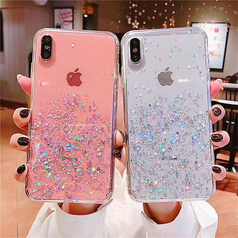 Shining Glitter Powder Phone Cases For iPhone 13 mini 12 Pro Max 11 Pro XR XS Max X 8 7 6S 6 Plus Transparent Soft Back Cover
Shining Glitter Powder Phone Cases For iPhone 13 mini 12 Pro Max 11 Pro XR XS Max X 8 7 6S 6 Plus Transparent Soft Back Cover