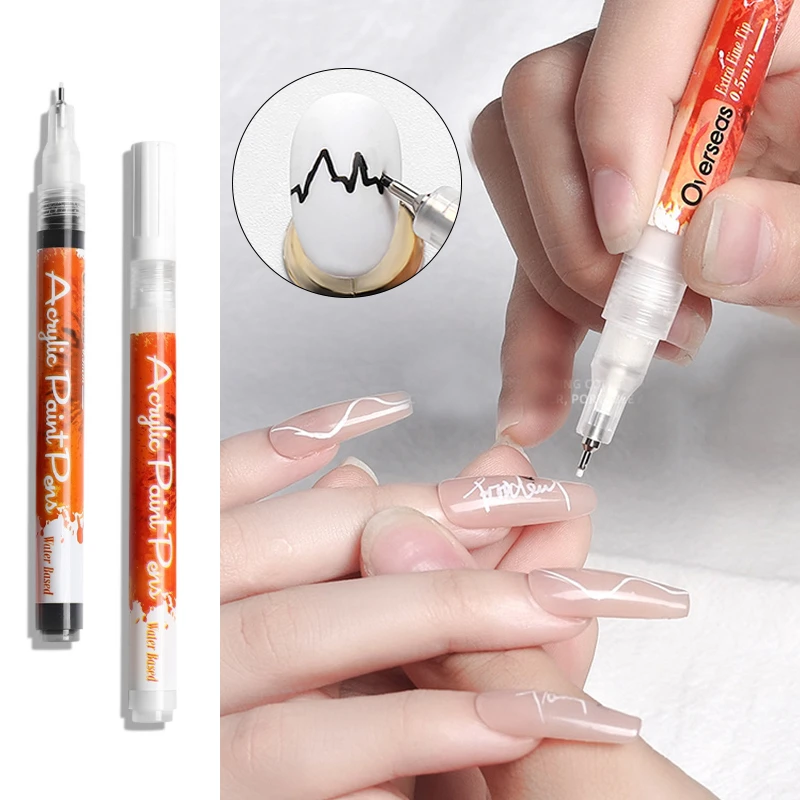 1pc Nail Art Graffiti Pen,White/Black UV Gel Polish Design Dot Painting Detailing Pen,Abstract Lines Pen For DIY Nail Tools 1#
1pc Nail Art Graffiti Pen,White/Black UV Gel Polish Design Dot Painting Detailing Pen,Abstract Lines Pen For DIY Nail Tools 1#