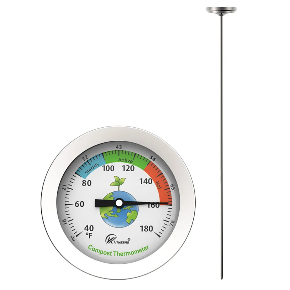 Soil Bathtub Waterproof Measuring Tool Compost Stainless Steel Temperature Penta thermometer
Soil Bathtub Waterproof Measuring Tool Compost Stainless Steel Temperature Penta thermometer