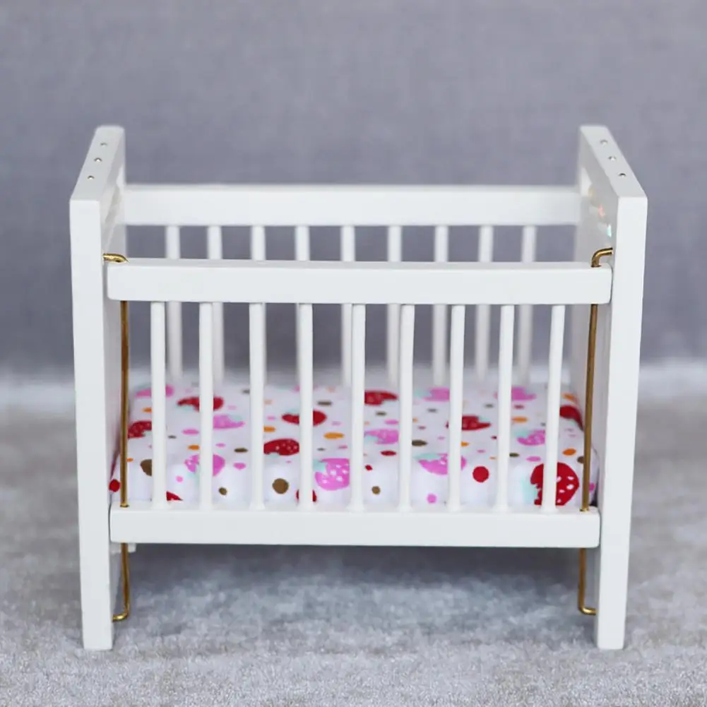 Wear-resistance Scale 1:12 Strawberry Mattress Dollhouse Baby Bed for Kids
Wear-resistance Scale 1:12 Strawberry Mattress Dollhouse Baby Bed for Kids