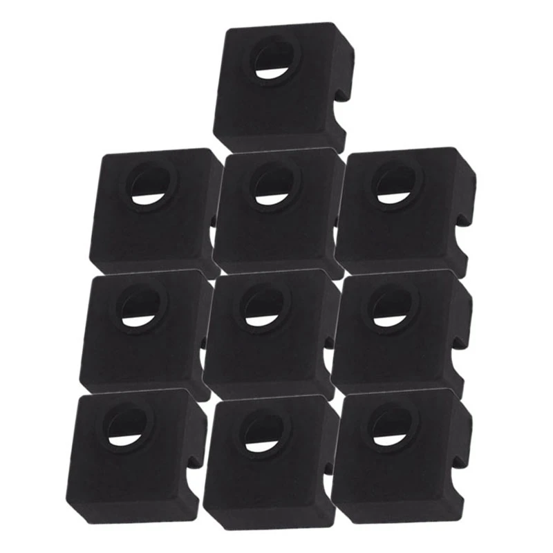 10Pcs/Lot 3D Printer Nozzle Silicone Socks Cover Heating Insulation Case for Heater Block for Ender-3 CR-10 Extruder
10Pcs/Lot 3D Printer Nozzle Silicone Socks Cover Heating Insulation Case for Heater Block for Ender-3 CR-10 Extruder