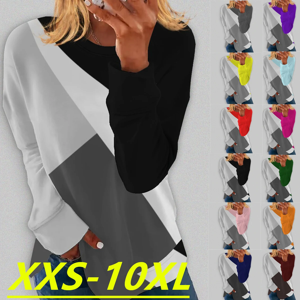 Autumn/Winter 2022 Fashion Women's Geometric Print Round Neck Long Sleeve Sweater Casual Plus Size Top XXS-10XL
Autumn/Winter 2022 Fashion Women's Geometric Print Round Neck Long Sleeve Sweater Casual Plus Size Top XXS-10XL