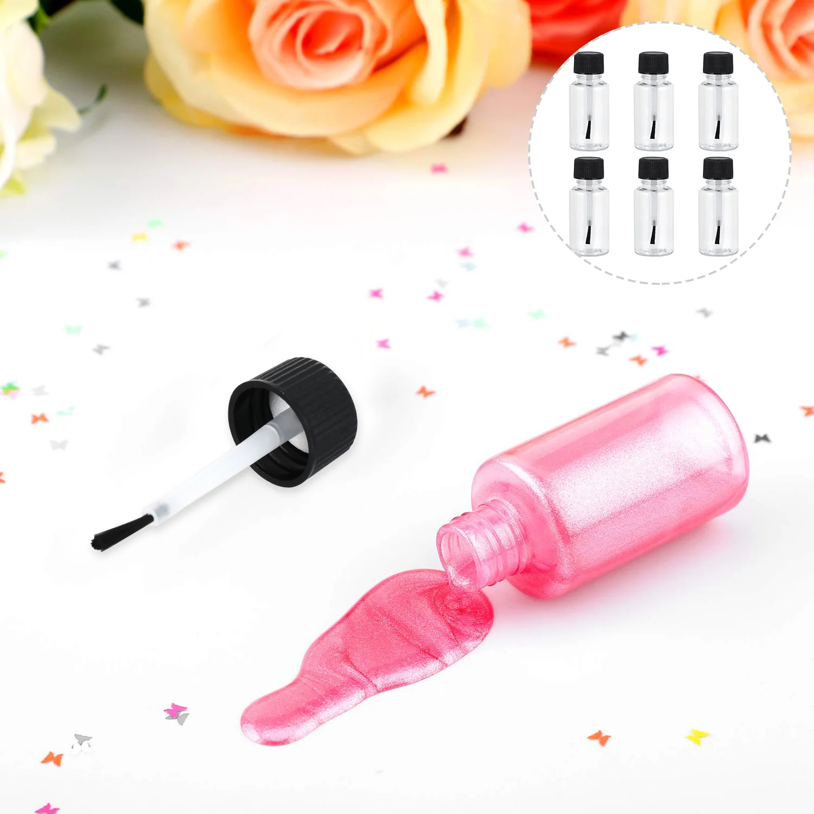 Nail Polish Empty Brush Container Refillable Clear Remover Supplies Fingernail Kit Applicator Transparent
Nail Polish Empty Brush Container Refillable Clear Remover Supplies Fingernail Kit Applicator Transparent