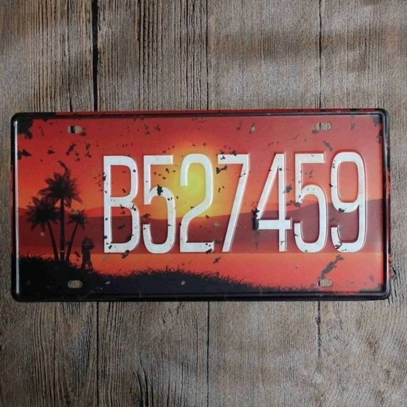 15X30 CM Vintage Tin Sign License Plate B527459 Sunset Sticker Metal Painting Coffee Wall Decor 
15X30 CM Vintage Tin Sign License Plate B527459 Sunset Sticker Metal Painting Coffee Wall Decor