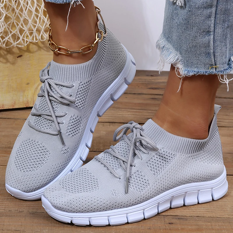 Lucyever Lace Up Breathable Knit Sneakers Women 2022 Autumn Mesh Platform Flats Shoes Woman Plus Size 44 Thick Sole Casual Shoes
Lucyever Lace Up Breathable Knit Sneakers Women 2022 Autumn Mesh Platform Flats Shoes Woman Plus Size 44 Thick Sole Casual Shoes