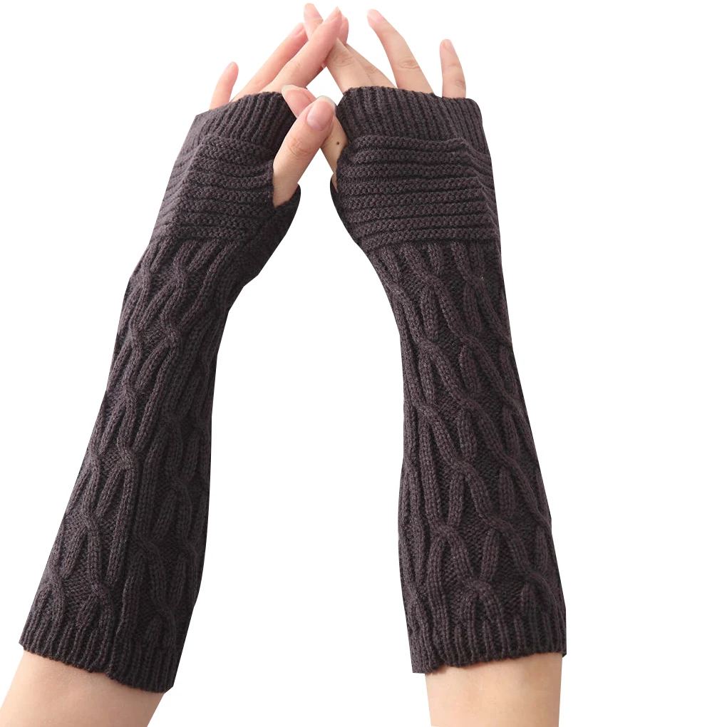 1 Pair Fold Pattern Women Girls Knit Arm Warmer Gloves Winter Autumn Stripe Arm Wrist Sleeve Mittens 
1 Pair Fold Pattern Women Girls Knit Arm Warmer Gloves Winter Autumn Stripe Arm Wrist Sleeve Mittens