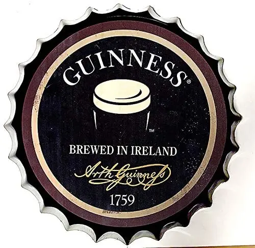 Retro Sign Beer Bottle Caps Retro Metal Tin Sign Diameter 13.8 Inches - Handcrafts Home Decor Bar Plaque Lounge Man Cave Garage
Retro Sign Beer Bottle Caps Retro Metal Tin Sign Diameter 13.8 Inches - Handcrafts Home Decor Bar Plaque Lounge Man Cave Garage