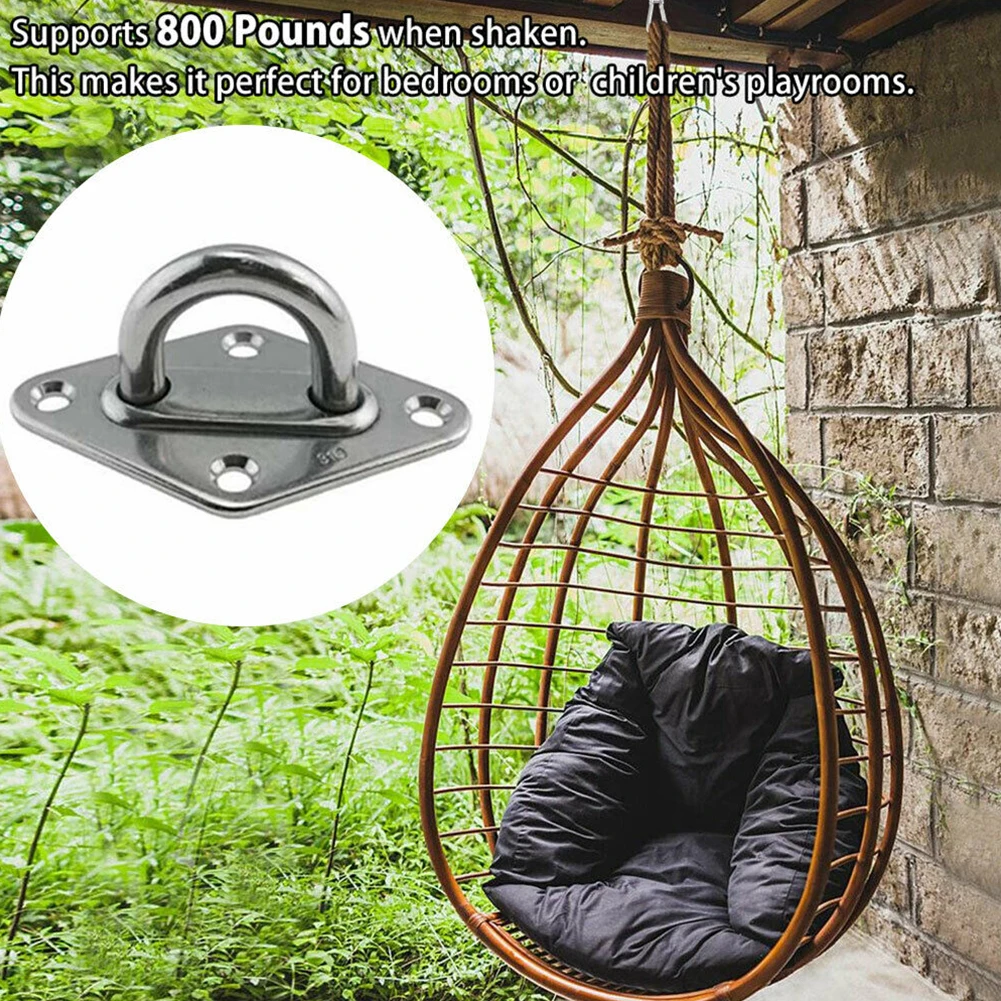 2Pcs HammockHooks Heavy Duty With Screw Bolts Stainless Steel HammockWall Hooks For Indoor Outdoor Swing Chair Hanging
2Pcs HammockHooks Heavy Duty With Screw Bolts Stainless Steel HammockWall Hooks For Indoor Outdoor Swing Chair Hanging