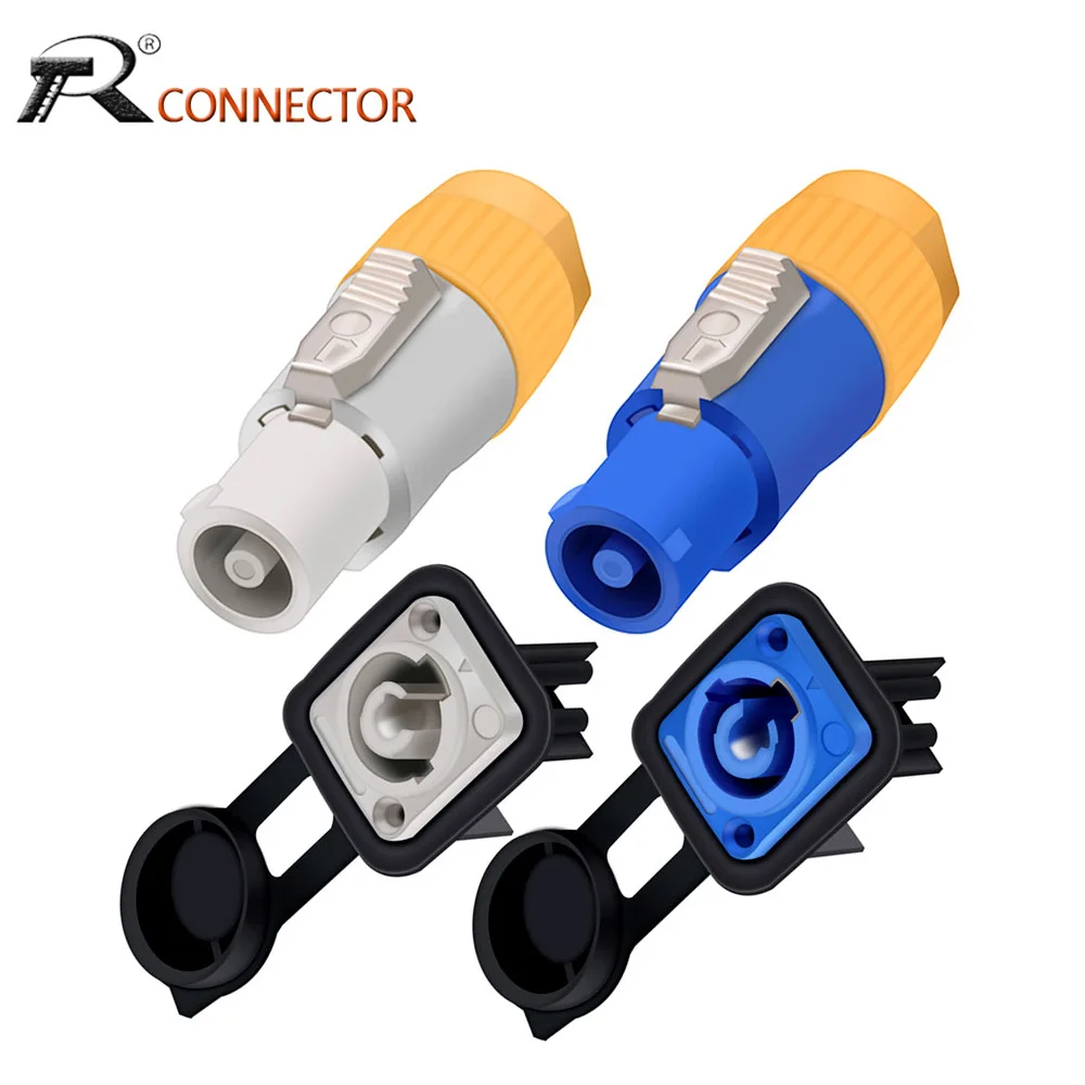 4pcs OUT/IN Waterproof 20A PowerCON Power Panel Mount Adapter True Locking Cable Connector IP65 Flame Retardant Connector
4pcs OUT/IN Waterproof 20A PowerCON Power Panel Mount Adapter True Locking Cable Connector IP65 Flame Retardant Connector