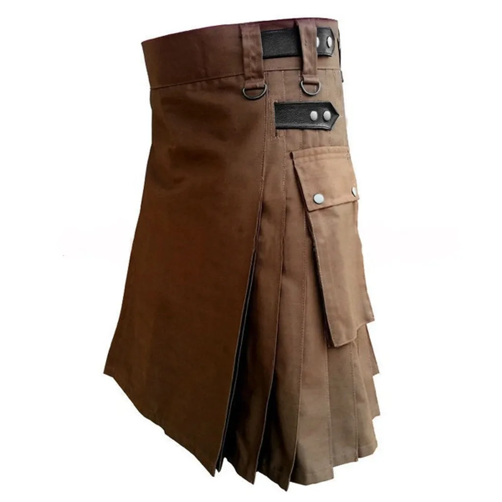 Gothic Scottish Skirts Mens Vintage Pocket Kendo Scotland Fashion Clothing Men's pants
Gothic Scottish Skirts Mens Vintage Pocket Kendo Scotland Fashion Clothing Men's pants