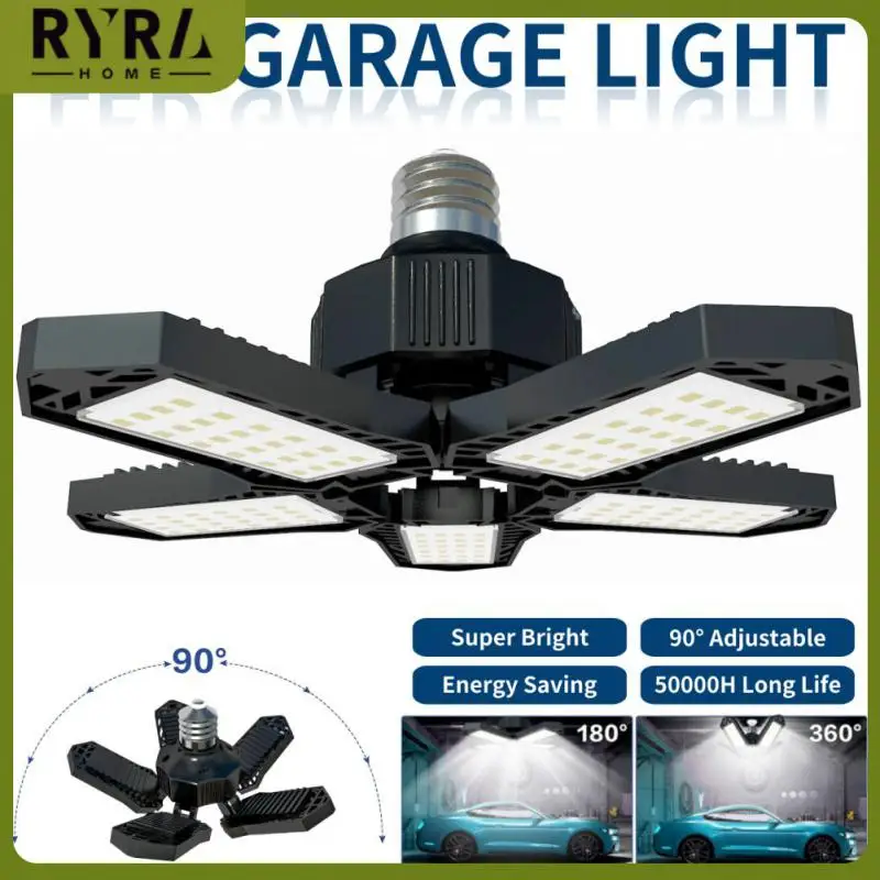 Durable 100-265v Ceiling Light Home Fan Blade Bulb 5000 Lumen Bulb Deformable Ceiling Shop Work Lamp E26/e27 Led Garage Lights
Durable 100-265v Ceiling Light Home Fan Blade Bulb 5000 Lumen Bulb Deformable Ceiling Shop Work Lamp E26/e27 Led Garage Lights