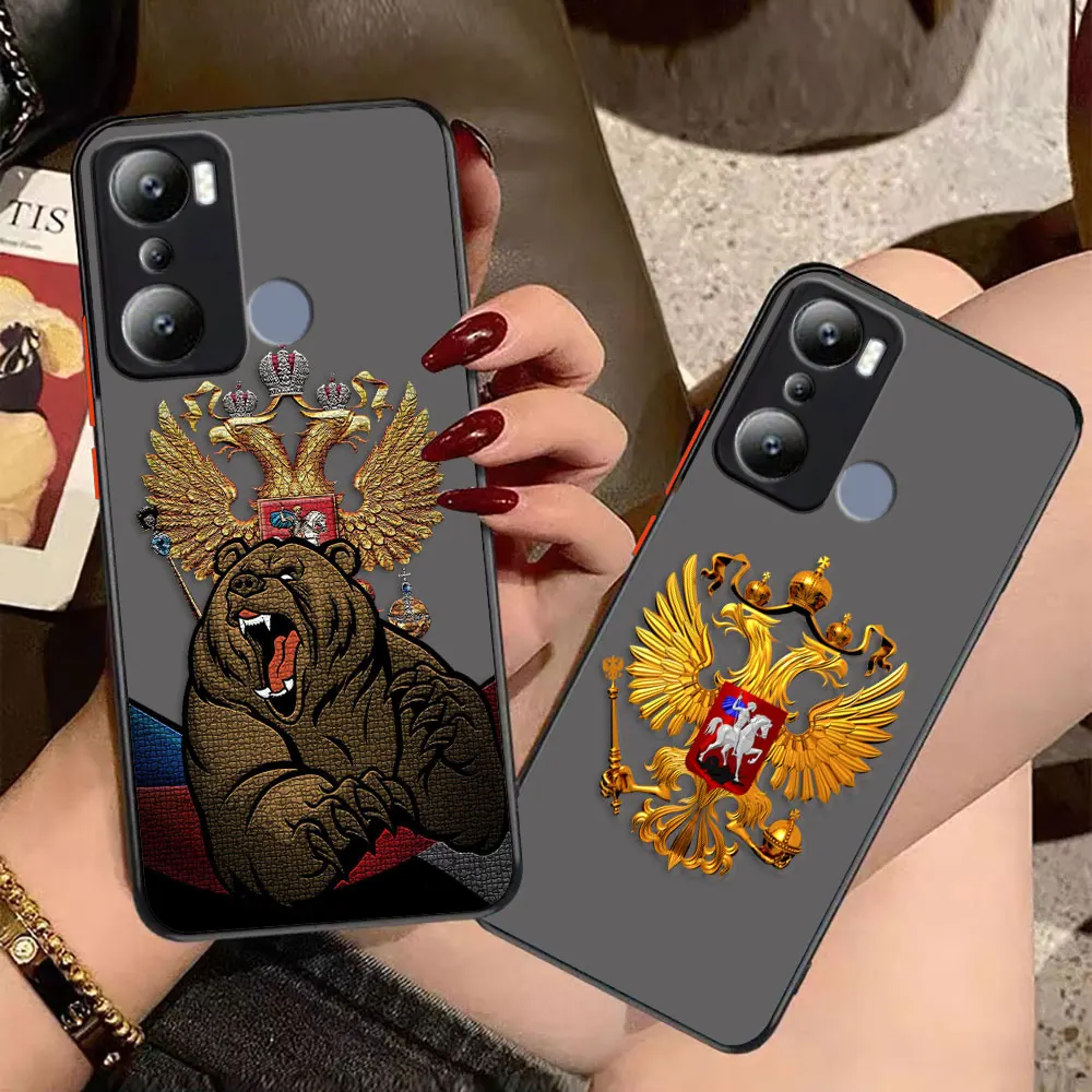 Matte Case for infinix HOT 20I 12 12I 11 11S 10 10I 10S PLAY 9 Pro POVA 3 CAMON 15 17P Case Fashion Russia Russian Flags Emblem
Matte Case for infinix HOT 20I 12 12I 11 11S 10 10I 10S PLAY 9 Pro POVA 3 CAMON 15 17P Case Fashion Russia Russian Flags Emblem