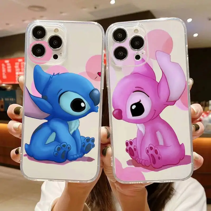 Love Angie And Stitch Phone Case For iphone 14 Plus 13 12 11 Pro Max Mini X XS XR Soft Transparent Cover
Love Angie And Stitch Phone Case For iphone 14 Plus 13 12 11 Pro Max Mini X XS XR Soft Transparent Cover