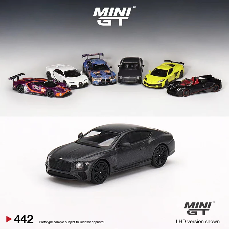 MINI GT 1:64 Model Car Continental GT Speed 2022 Anthracite Satin Alloy Die-cast #442 LHD
MINI GT 1:64 Model Car Continental GT Speed 2022 Anthracite Satin Alloy Die-cast #442 LHD