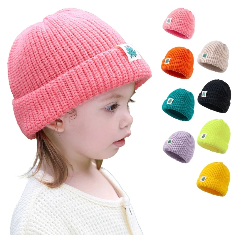 Q81A Autumn Winter Solid Color Baby Knitted Hat Warm Soft Casual Hemming Hat Kids Girls Boys for FROG Cloth Label Cap
Q81A Autumn Winter Solid Color Baby Knitted Hat Warm Soft Casual Hemming Hat Kids Girls Boys for FROG Cloth Label Cap