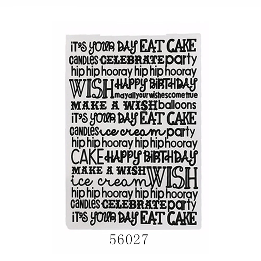 Phrase Embossing folders Plastic Background Template for DIY Scrapbooking Crafts Making Photo Album Card Holiday Decor
Phrase Embossing folders Plastic Background Template for DIY Scrapbooking Crafts Making Photo Album Card Holiday Decor