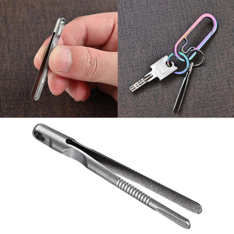 Titanium Alloy Tweezers Non-magnetic Tweezers TC4 Tweezers Multifunctional Survival Pick Up Tweezers for Camping Outdoor
Titanium Alloy Tweezers Non-magnetic Tweezers TC4 Tweezers Multifunctional Survival Pick Up Tweezers for Camping Outdoor