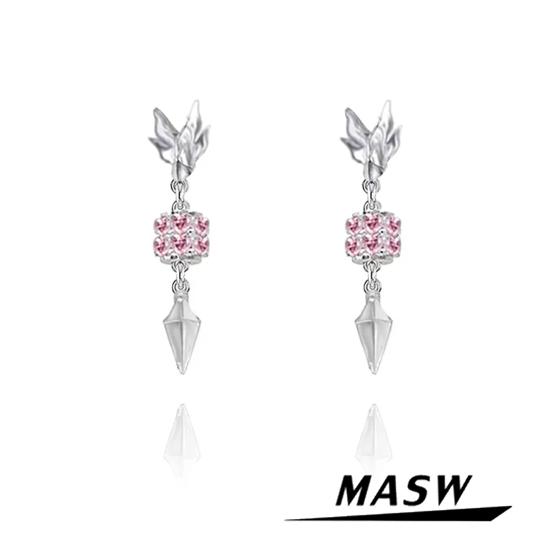 MASW Original Design Cupid Arrow Earrings 2023 Trend New Sweet Jewelry High Quality Brass Silver Color Drop Earrings For Women
MASW Original Design Cupid Arrow Earrings 2023 Trend New Sweet Jewelry High Quality Brass Silver Color Drop Earrings For Women