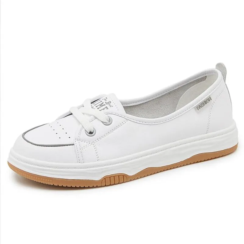 Fashion Classic Women's Vulcanize Shoes Spring New Casual Genuine Leather Shoes Women Casual White Shoes Sneakers
Fashion Classic Women's Vulcanize Shoes Spring New Casual Genuine Leather Shoes Women Casual White Shoes Sneakers
