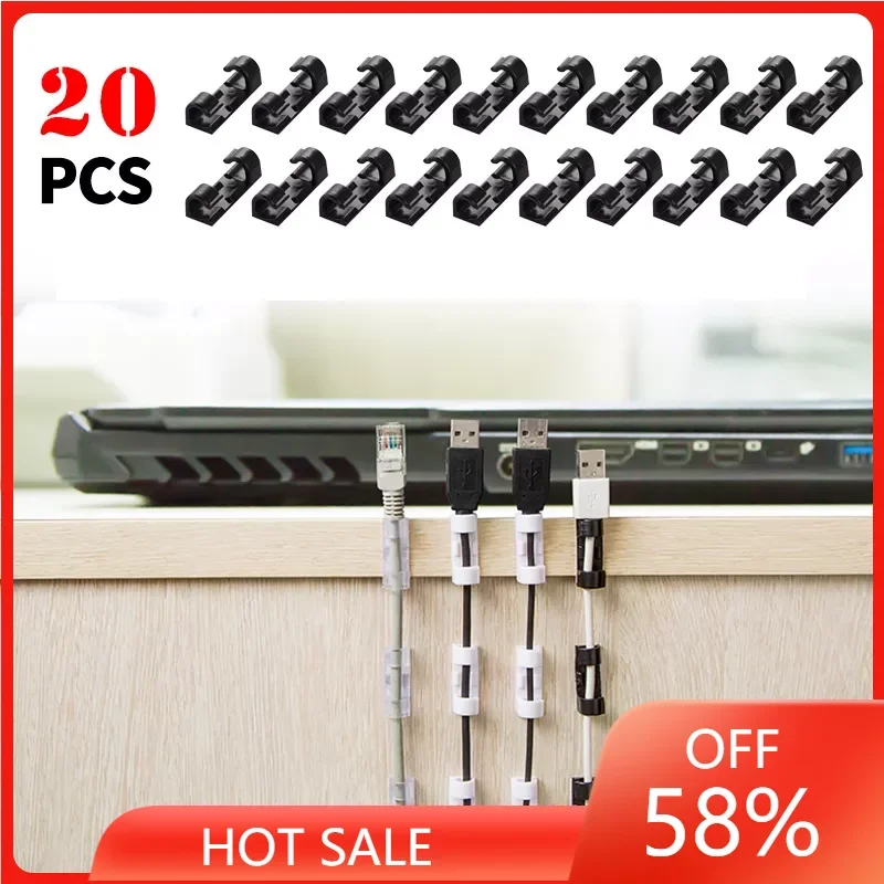 Finisher Wire Clamp Wire Organizer Cable Clip Buckle Clips Ties Fixer Fastener Holder Data Telephone Line Cable Winder 
Finisher Wire Clamp Wire Organizer Cable Clip Buckle Clips Ties Fixer Fastener Holder Data Telephone Line Cable Winder