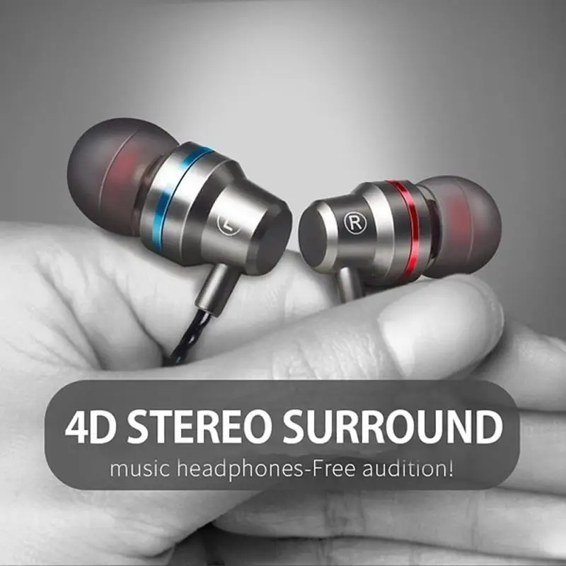 Басовые наушники проводные 3 5 мм в стиле лапши Спортивная гарнитура Auriculare MP3