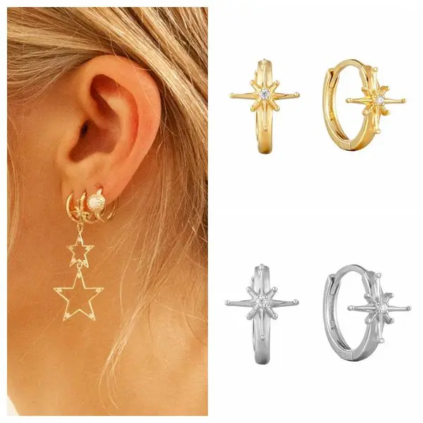 925 Sterling Silver Needle Minimalist Star 10mm Hoop Earrings For Women Gold Color Round Huggie Earrings 2022 Fashion Jewelry
925 Sterling Silver Needle Minimalist Star 10mm Hoop Earrings For Women Gold Color Round Huggie Earrings 2022 Fashion Jewelry