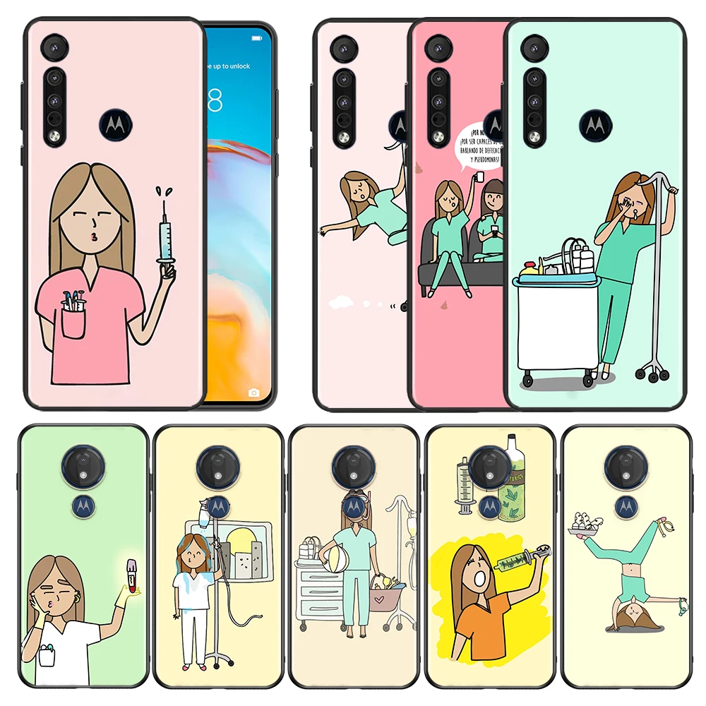 Nurse Medical Medicine Health For Motorola G9 G8 E7 E6 Power Plus Play Fusion Plus Power Lite Soft Black Phone Coque Fundas
Nurse Medical Medicine Health For Motorola G9 G8 E7 E6 Power Plus Play Fusion Plus Power Lite Soft Black Phone Coque Fundas