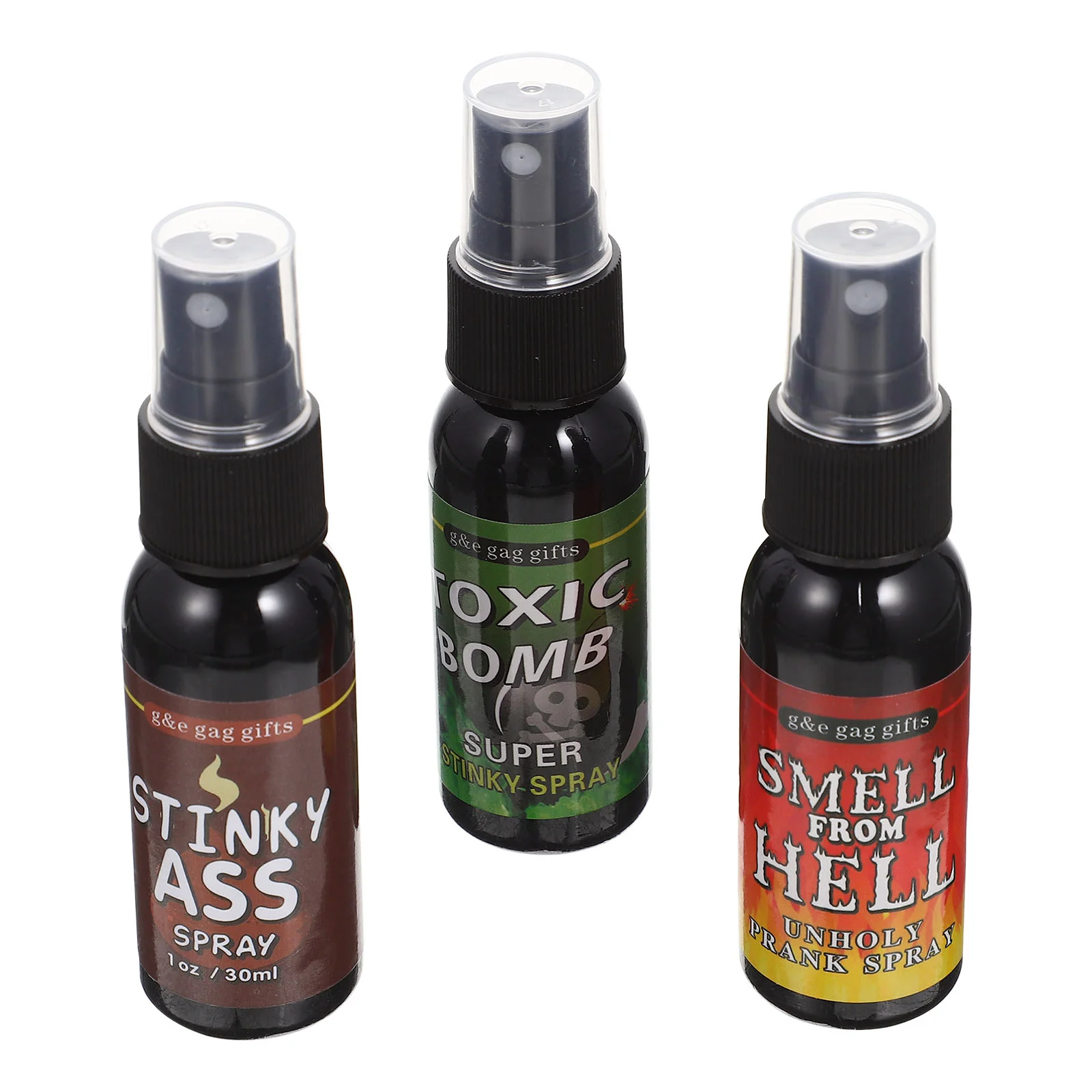 3 Pcs Powerful Stinky Fart Spray Party Favor Halloween Gifts Lasting Accessories Abs Smelly Strong Child Toys Adults 
3 Pcs Powerful Stinky Fart Spray Party Favor Halloween Gifts Lasting Accessories Abs Smelly Strong Child Toys Adults