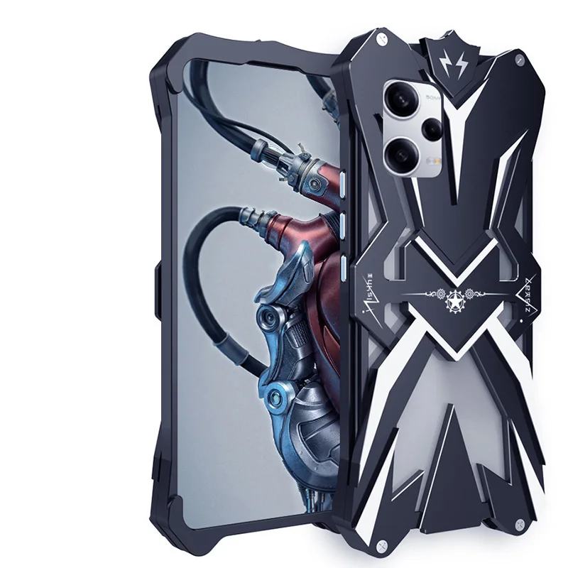 Original Zimon Luxury Thor Heavy Duty Armor Metal Aluminum Mobile Phone Case Covers For Xiaomi Redmi Note 12 Pro Plus Cover
Original Zimon Luxury Thor Heavy Duty Armor Metal Aluminum Mobile Phone Case Covers For Xiaomi Redmi Note 12 Pro Plus Cover
