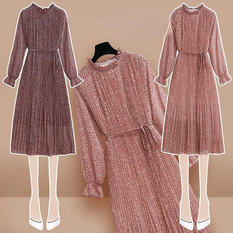 Woman O-neck Polka Dot Maxi Dress Female Fashion Long Sleeve Chiffon Casual Vestidos Ladies Elegant Casual Clothes Dresses G281
Woman O-neck Polka Dot Maxi Dress Female Fashion Long Sleeve Chiffon Casual Vestidos Ladies Elegant Casual Clothes Dresses G281