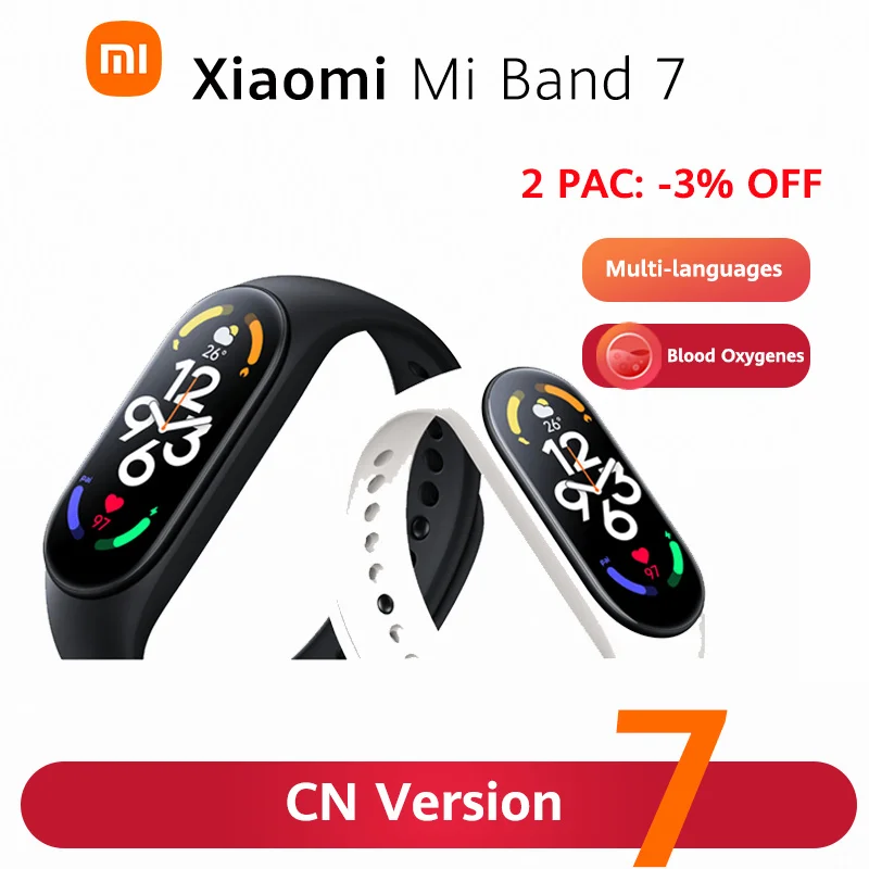 Xiaomi Official Store Mi Band 7 Smart Bracelet 6 Color AMOLED Waterproof Fitness Tracker Blood Oxygen Measurement Bluetooth Sale
Xiaomi Official Store Mi Band 7 Smart Bracelet 6 Color AMOLED Waterproof Fitness Tracker Blood Oxygen Measurement Bluetooth Sale