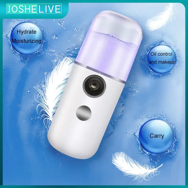 Nano Mist Sprayer Face Portable Mini Air Humidifier Essential Oil Diffuser Tomization Moisturizing Face Beauty Instrument
Nano Mist Sprayer Face Portable Mini Air Humidifier Essential Oil Diffuser Tomization Moisturizing Face Beauty Instrument