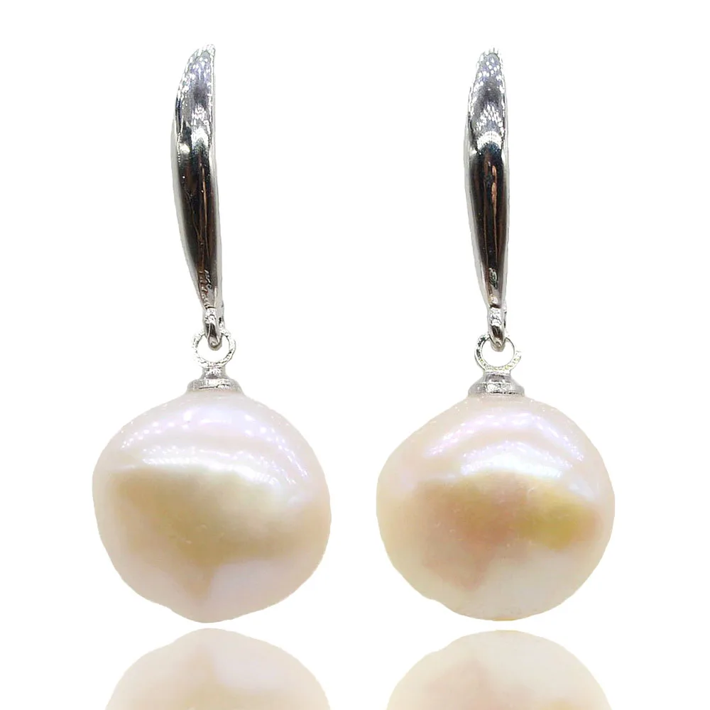 Ladies Earrings Natural Freshwater Pearl Earrings Baroque 925 Silver Drop Earrings Simple Style, White, Black, Free Shipping
Ladies Earrings Natural Freshwater Pearl Earrings Baroque 925 Silver Drop Earrings Simple Style, White, Black, Free Shipping