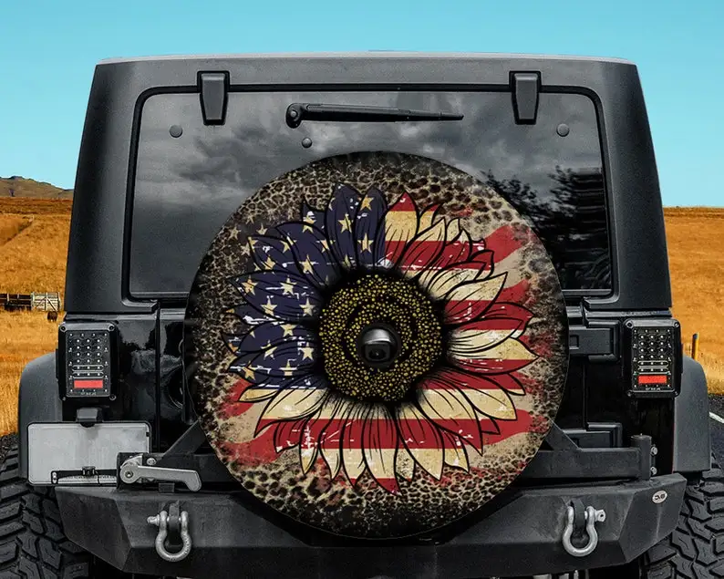 Sunflower America Flag, Sunflower Tire Covers Tire Cover For Car, , Spare Tire Cover For Car Car Accessories, Spare Tire Cover
Sunflower America Flag, Sunflower Tire Covers Tire Cover For Car, , Spare Tire Cover For Car Car Accessories, Spare Tire Cover