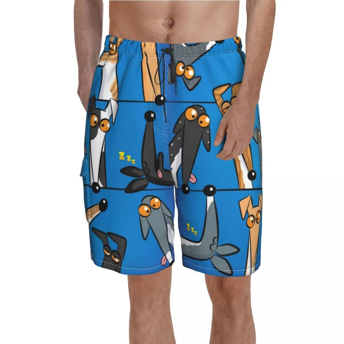 Greyhound Board Shorts Trenky Heads Up Assorted Items Print Board Short Pants Male Drawstring Funny Swimming Trunks Plus Size
Greyhound Board Shorts Trenky Heads Up Assorted Items Print Board Short Pants Male Drawstring Funny Swimming Trunks Plus Size