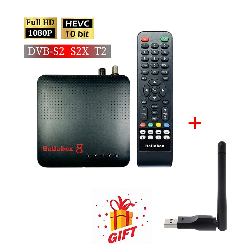 Hellobox 8 новая версия спутниковый ресивер DVB-T2 DVBS2 комбинированная ТВ-приставка с двойным тюнером поддержка ТВ-приставки для воспроизведения н...
Hellobox 8 новая версия спутниковый ресивер DVB-T2 DVBS2 комбинированная ТВ-приставка с двойным тюнером поддержка ТВ-приставки для воспроизведения н...