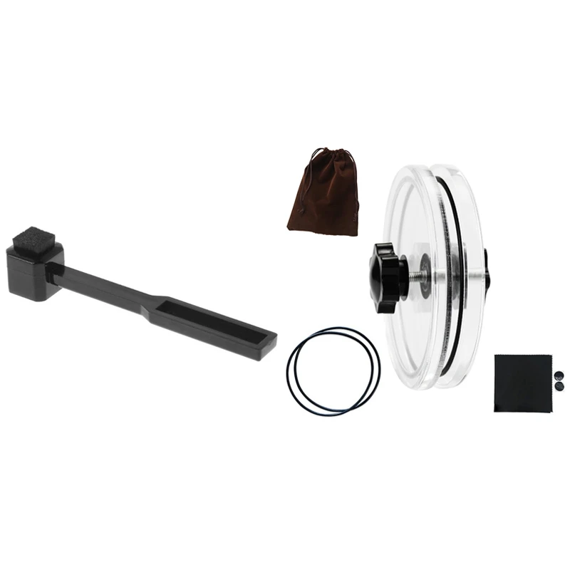 1 Set LP Vinyl Record Cleaner Clamp Record Label Saver Protector & 1 Pcs Anti-Static Stylus Brush / Needle Cleaner Tool
1 Set LP Vinyl Record Cleaner Clamp Record Label Saver Protector & 1 Pcs Anti-Static Stylus Brush / Needle Cleaner Tool