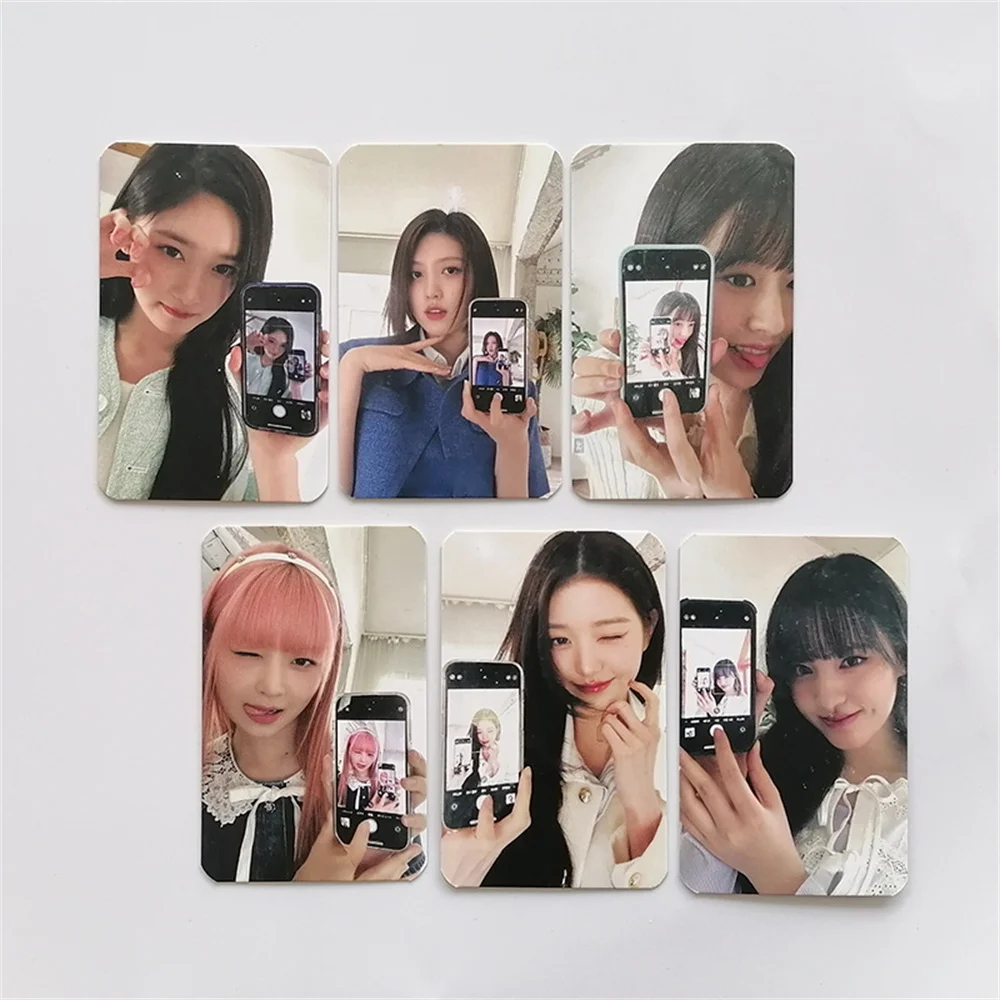 Зеркало для селфи KPOP IVE, фотокарточки, 6 шт., матовая пленка, ломо-карточка, двусторонние бумажные карточки, Wonyoung Рей, LIZ LEESEO коллекции фанатов
Зеркало для селфи KPOP IVE, фотокарточки, 6 шт., матовая пленка, ломо-карточка, двусторонние бумажные карточки, Wonyoung Рей, LIZ LEESEO коллекции фанатов