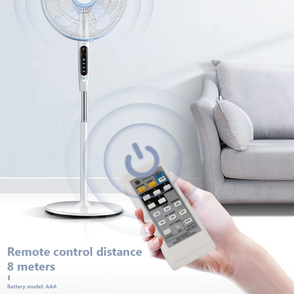 8m Long Distance Fan Remote Control Easily Carrying RM-F900MK Universal for ELMARK INVIERNO KDK PANASONIC DEKA Decor
8m Long Distance Fan Remote Control Easily Carrying RM-F900MK Universal for ELMARK INVIERNO KDK PANASONIC DEKA Decor