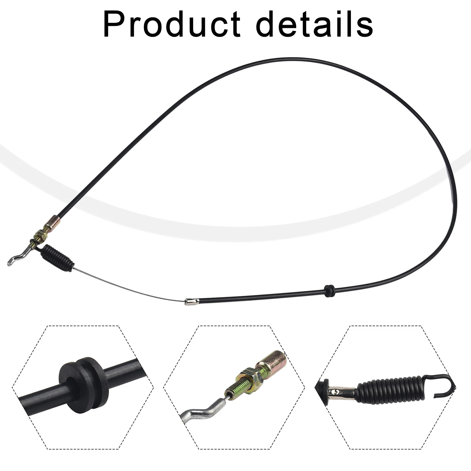 Fit For Bowden Drive Cable 464 484 534 TR 81001143 Lawn Mowers Trimmer Part Replacement Suitable For Multiple Models Metal
Fit For Bowden Drive Cable 464 484 534 TR 81001143 Lawn Mowers Trimmer Part Replacement Suitable For Multiple Models Metal