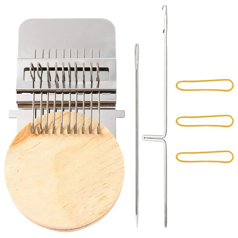 Darning Loom Weave Tool, 10 Hooks Small Weaving Loom Kit For Beginners Mending Jeans, Repair Holes, DIY Weaving Arts
Darning Loom Weave Tool, 10 Hooks Small Weaving Loom Kit For Beginners Mending Jeans, Repair Holes, DIY Weaving Arts