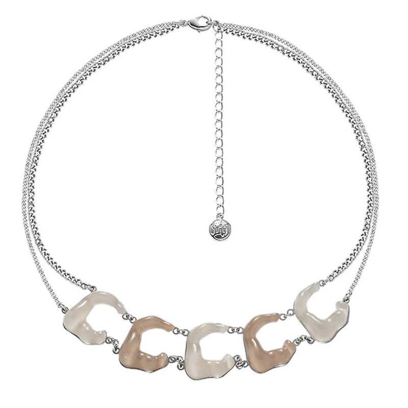 Eetit Exquisite C Shape Geometric Resin Layered Overlay Necklace Temperament Collarbone Chain Neck Femme Jewelry Bijoux Gift
Eetit Exquisite C Shape Geometric Resin Layered Overlay Necklace Temperament Collarbone Chain Neck Femme Jewelry Bijoux Gift