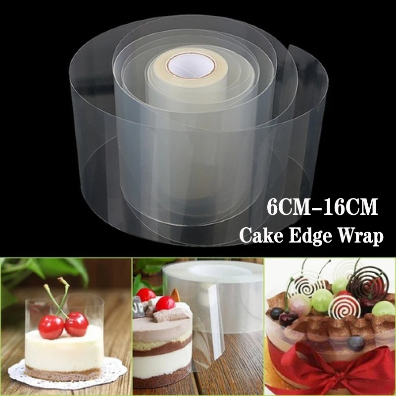 Cake Surround Film Transparent Cake Edge Wrap Collar Mousse Chocolate Pastry Cakes Mold for Kitchen Accessories Baking Supplies
Cake Surround Film Transparent Cake Edge Wrap Collar Mousse Chocolate Pastry Cakes Mold for Kitchen Accessories Baking Supplies