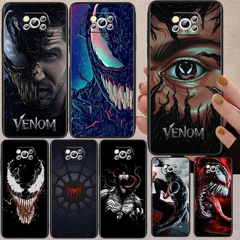 Super Hero Marvel Venom Black Phone Case For Xiaomi Mi Poco X5 X3 Pro X4 F4 F3 GT M5 M5s M4 M3 C55 C50 C40 5G
Super Hero Marvel Venom Black Phone Case For Xiaomi Mi Poco X5 X3 Pro X4 F4 F3 GT M5 M5s M4 M3 C55 C50 C40 5G