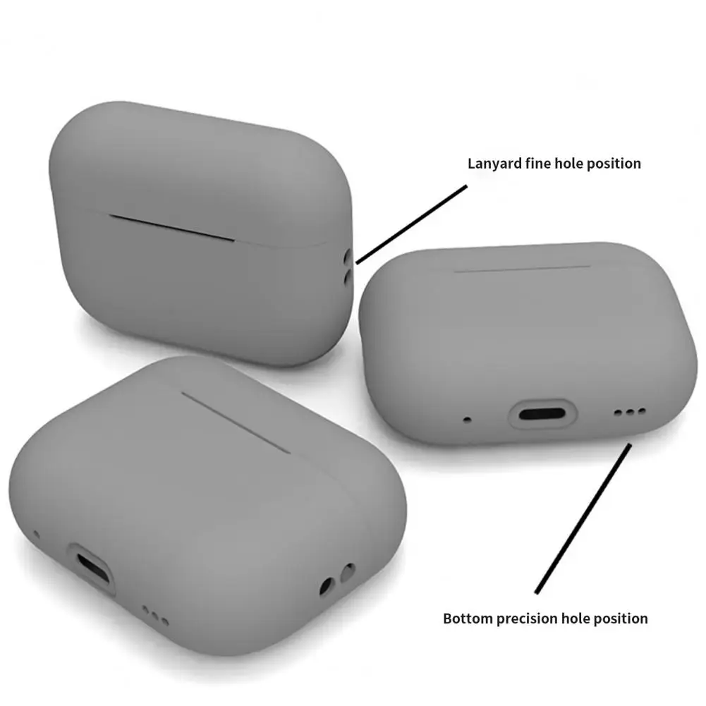 Пыленепроницаемый Мягкий силиконовый чехол для наушников Airpods Pro2, совместимый с Bluetooth
Пыленепроницаемый Мягкий силиконовый чехол для наушников Airpods Pro2, совместимый с Bluetooth